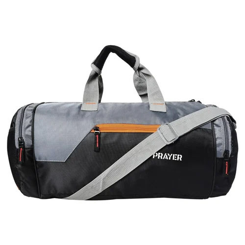 Stylish Gym Bag - Color: Gray