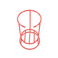 Mild Steel Fire Extinguisher Stand - Color: Red