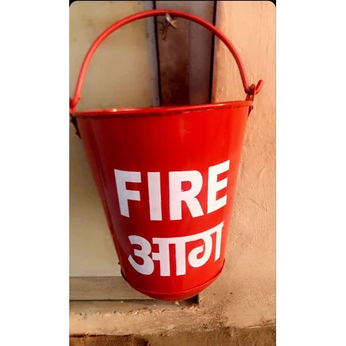 Fire Safety Bucket - Color: Red