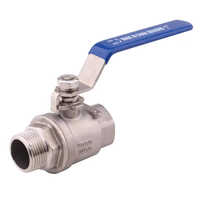 Firefighting Ball Valve - Stainless Steel, 1.5 Inch Port Size | High Pressure, Water Flow Control For Fire Protection Systems