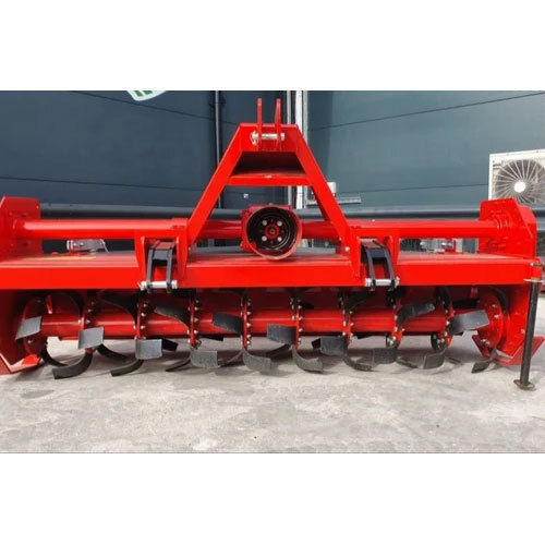 Agriculture Rotavator - Color: Red