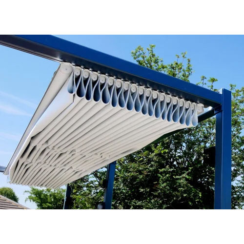 Retractable Roof System - Color: As Per Requirement