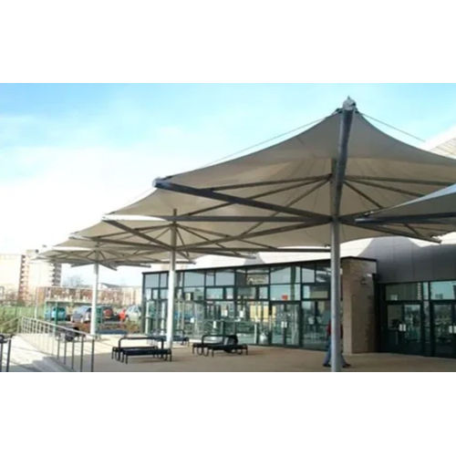 Tensile Fabric Canopies - Color: White