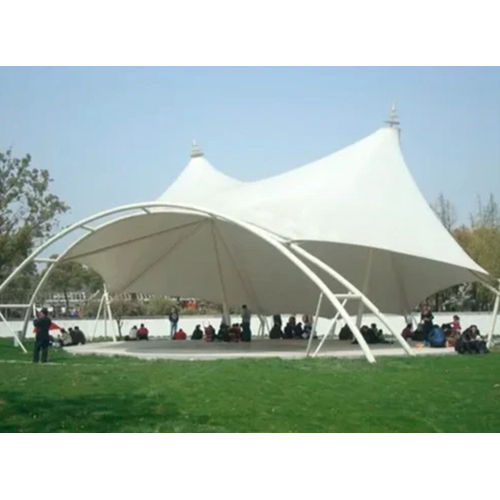 Toll Plaza Tensile Structure - Color: White