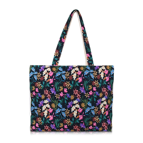 Printed Canvas Tote Bag