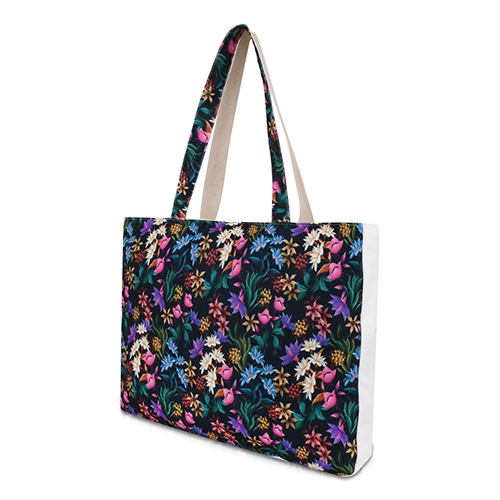 Printed Canvas Tote Bag