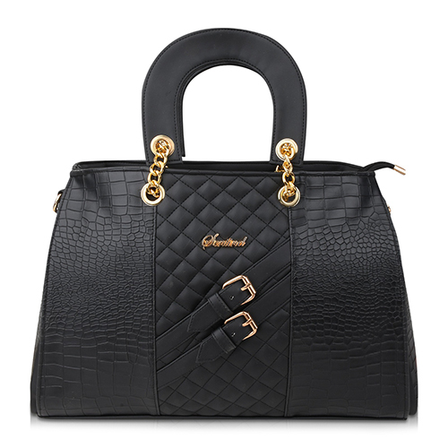 SENTINEL Black Women Leather Hand Bag