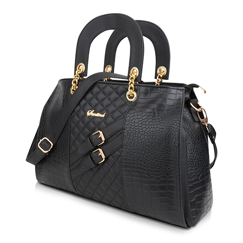 SENTINEL Black Women Leather Hand Bag