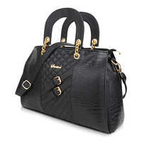 SENTINEL Black Women Leather Hand Bag