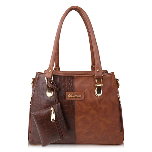 Sentinel Brown Leather Women Hand Bag - Color: Different Available