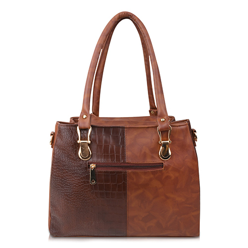 SENTINEL Brown Leather Women Hand Bag