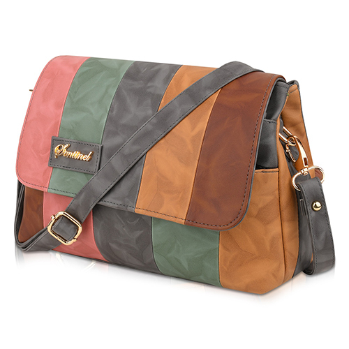 SENTINEL Colorblock Multicolor Sling Bag