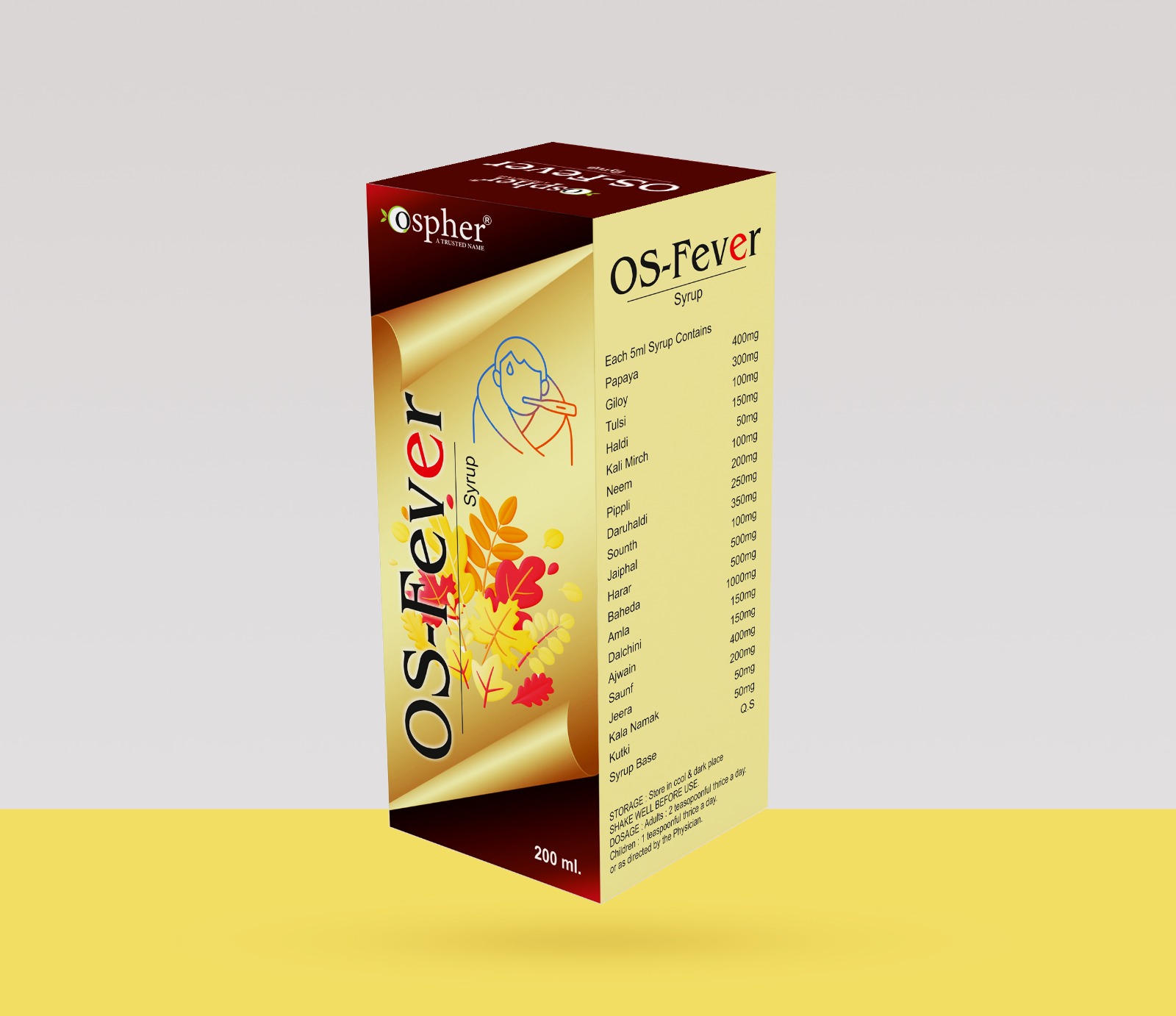 Os Fever Syrup - Age Group: Suitable For All