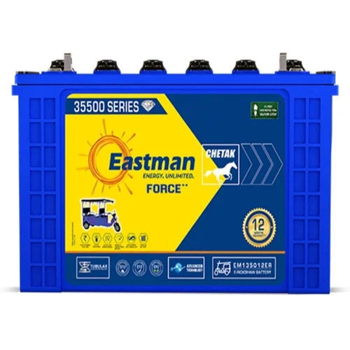 Eastman E Rickshaw Tubular Battery - Battery Capacity: 101 A   105Ah