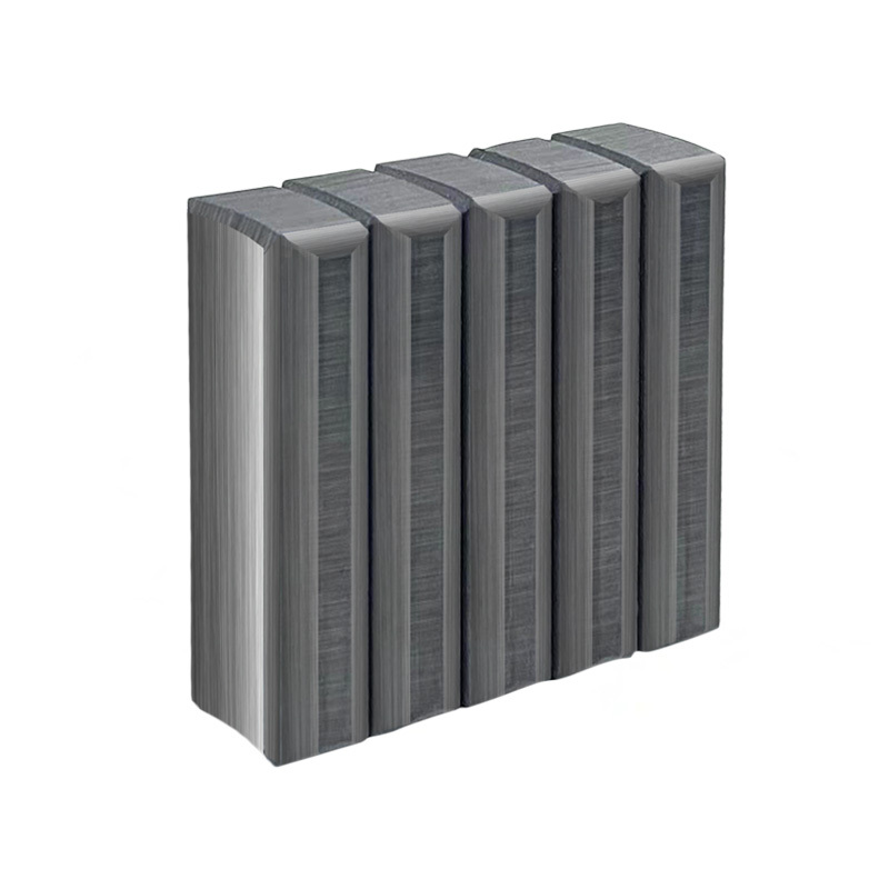 W115 Pedestal Fans Motor Arc Ferrite Magnet R29.5*r21.5*14.5*38*8 - Color: Black