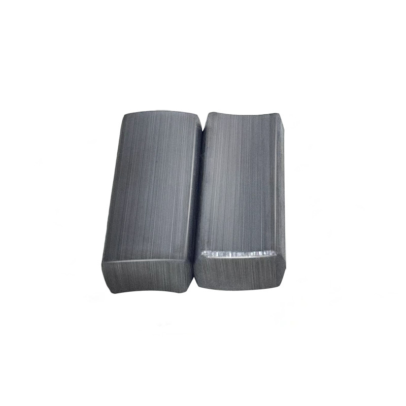 W115 Pedestal Fans Motor Arc Ferrite Magnet R29.5*r21.5*14.5*38*8 - Color: Black