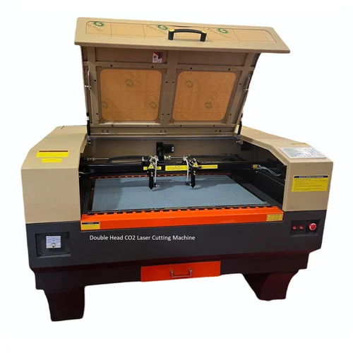 Co2 Double Head Laser Cutting Machine - Automatic Grade: Semi Automatic