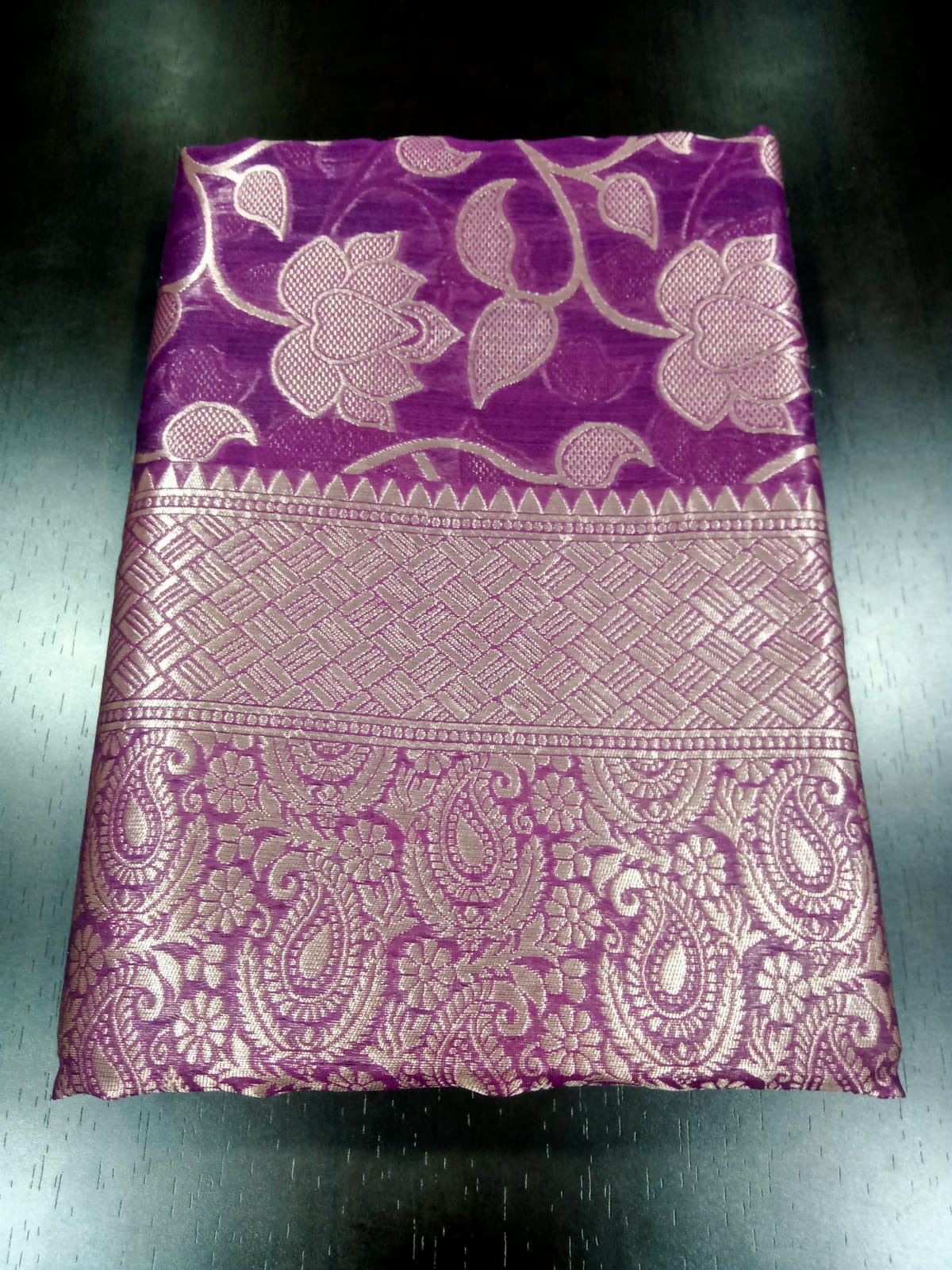 Linen Rich Pallaw Saree