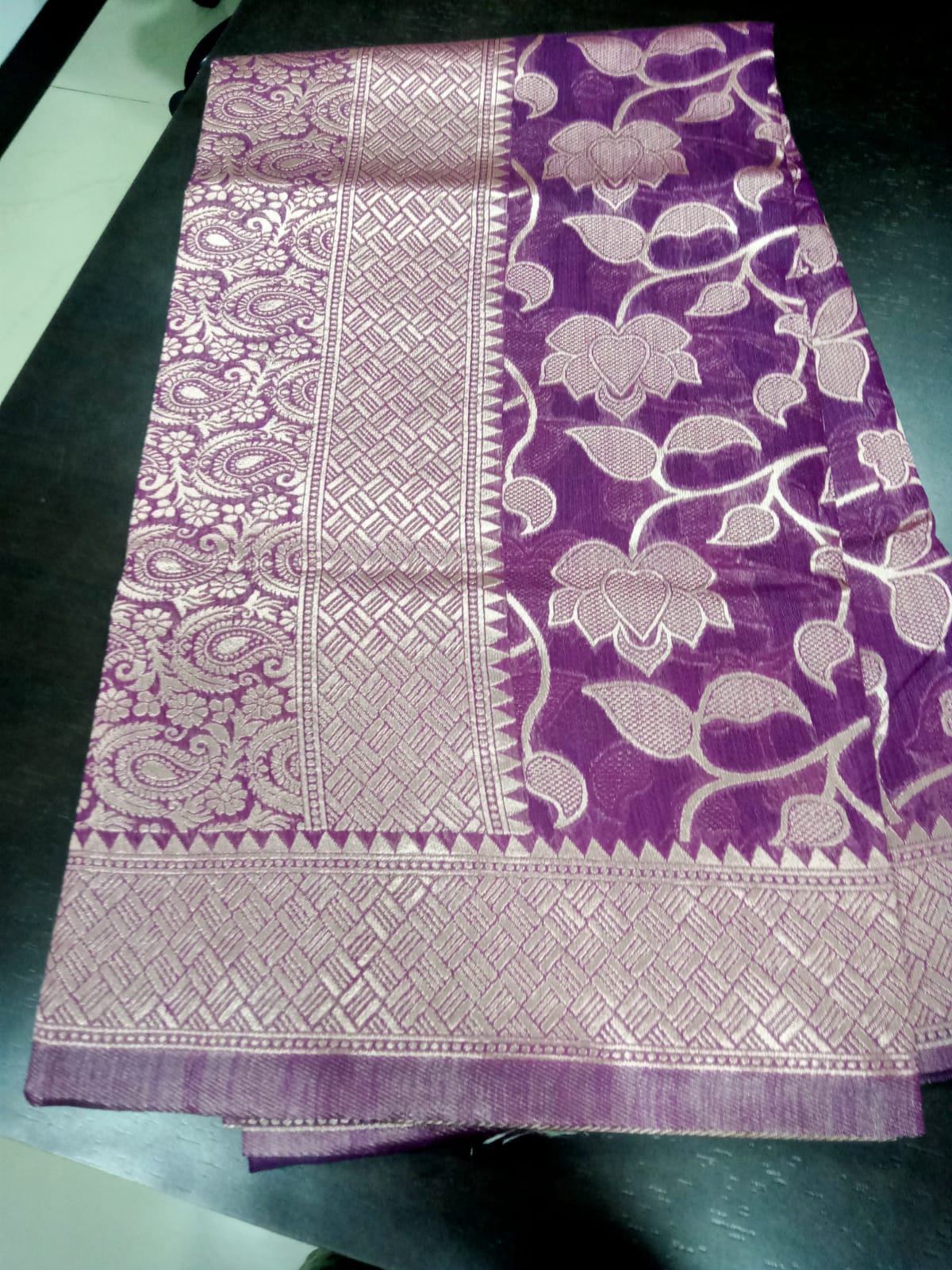 Linen Rich Pallaw Saree