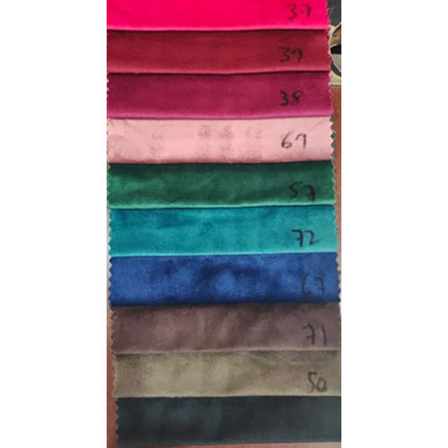 Gsm 340 Holand Velvet Fabric With Backing - Attributes: Washable