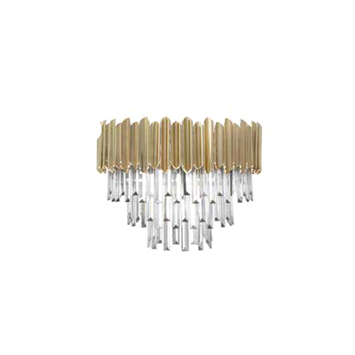 Philips Gladius Chandeliers - Glass & Steel | Polished Finish, LED Electric Lighting, Variety of Color Options, 1-Year Warranty