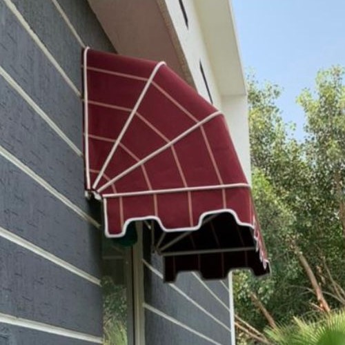Striped Window Awning - Color: Multi Colour