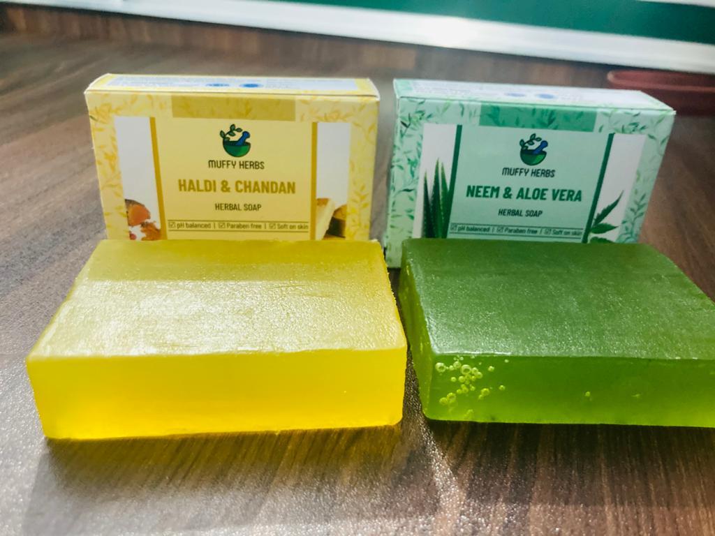 Herbal Soap - Handmade Herbal Extracts, Alcohol-free Formula | Suitable For All Skin Types, Aromatherapy Benefits