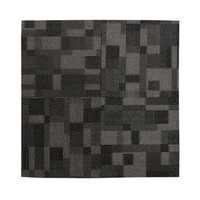 Nylon Carpet Tile - 6-8mm Thickness, Gloss Finish | Non-slip, Square Edge Design, Black Color, Ideal For Interior Flooring Solutions