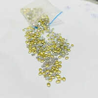 Jewelry Polki Diamond - Oval Cut, Golden Color, Standard Size | Crafted With Good Cut For Eye-catching Brilliance