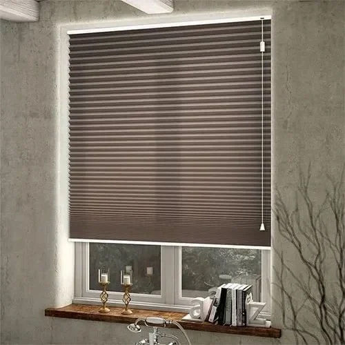 Honeycomb Window Blind - Color: Brown