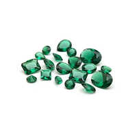 Green Nano Gemstone - Glass Beads, Oval Shape, Polished Finish, Elegant Green Color | Ideal For Weddings And Special Occasions