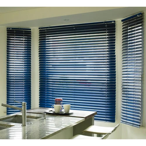 Aluminium Venetian Window Blind - Color: Blue