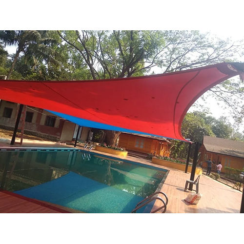 Outdoor Sail Awning - Color: Red