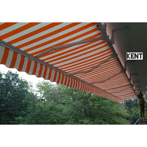 Acrylic Foldable Awning - Color: Red