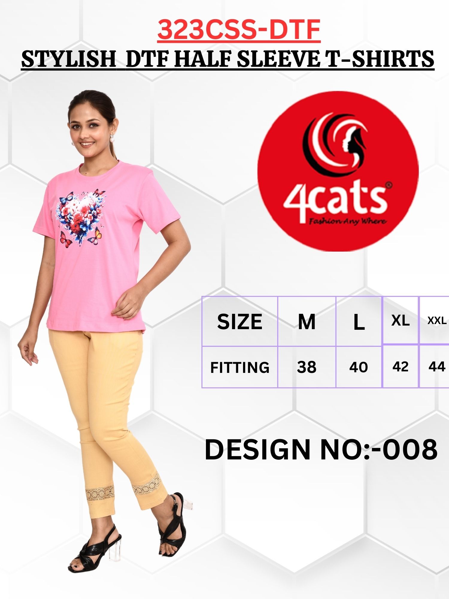 Stylish Outing Prt T-shirts - Color: Available In Various Colors And Designs