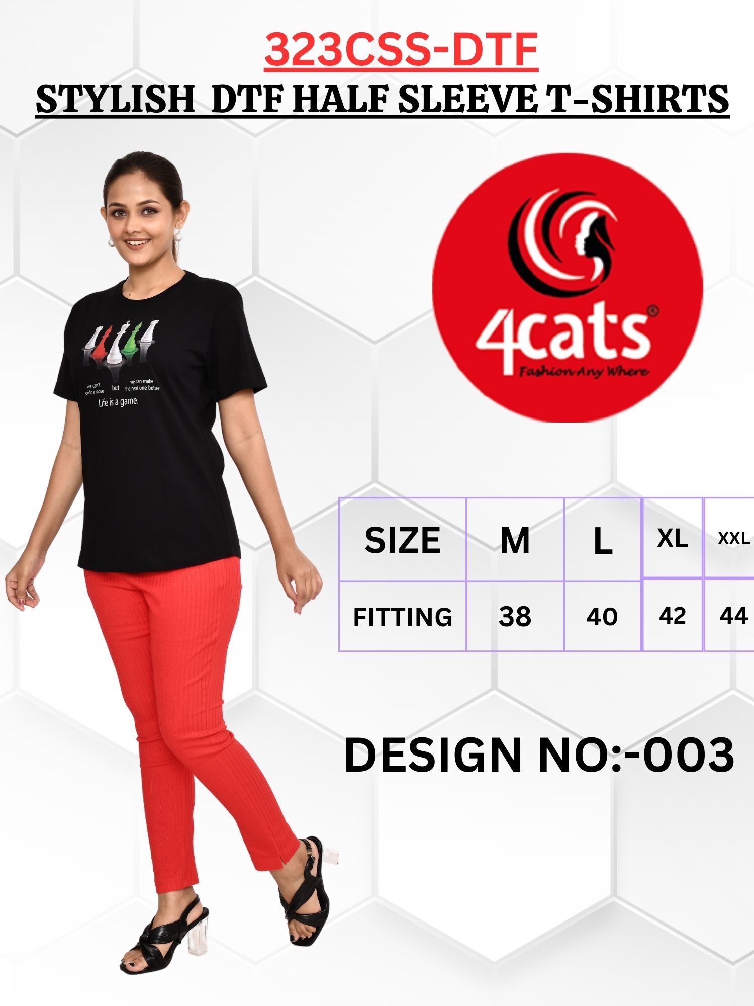 Stylish Outing Prt T-shirts - Color: Available In Various Colors And Designs