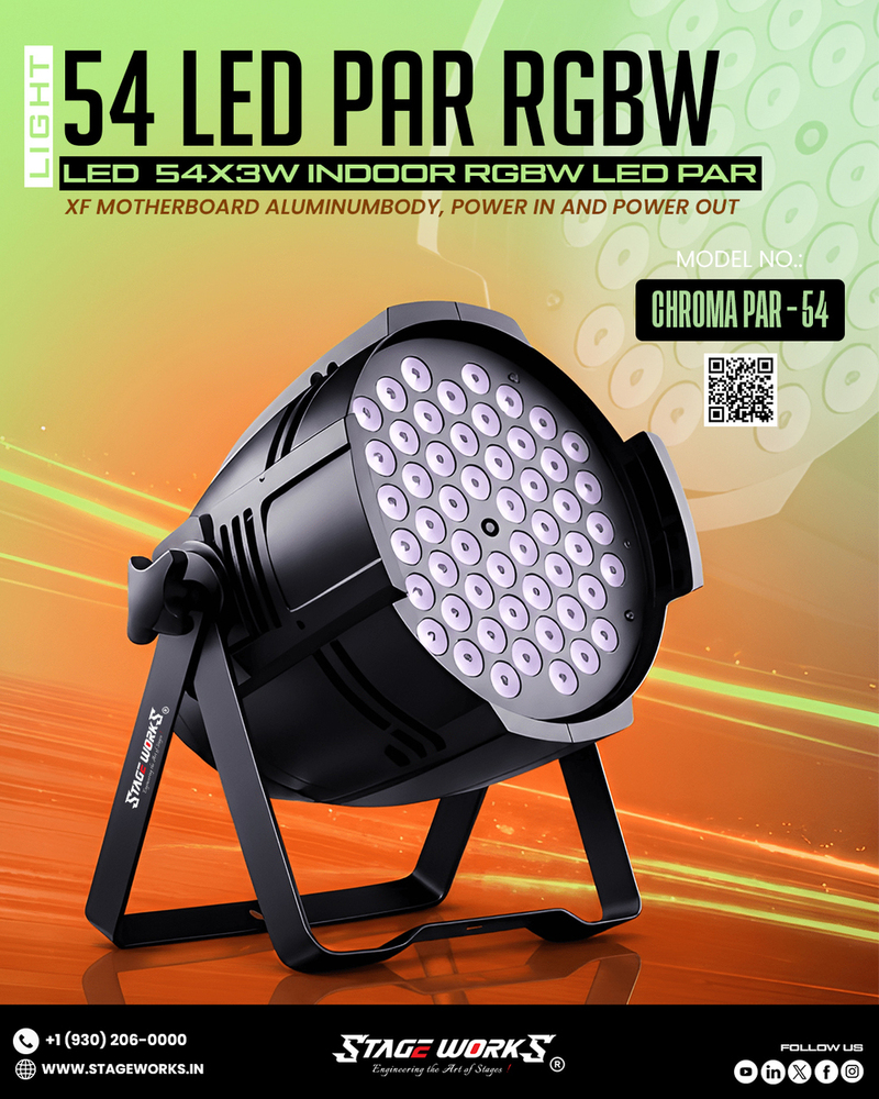 Auditorium Sw Chroma Lp54X Cob Led Par - Features: Best Quality