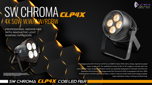 Auditorium SW Chroma CLP4X COB PAR