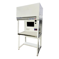 Andrology Workstation - Galvanized Steel, 2x2 To 6x2 Sizes, Crisp White | Uv Germicidal Sterilization, Hepa Filter 99.97% Efficient, Lcd Control Panel