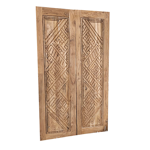 CP Teak Wood Double Door