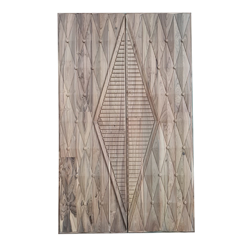 3D कटाई डबल दरवाजा