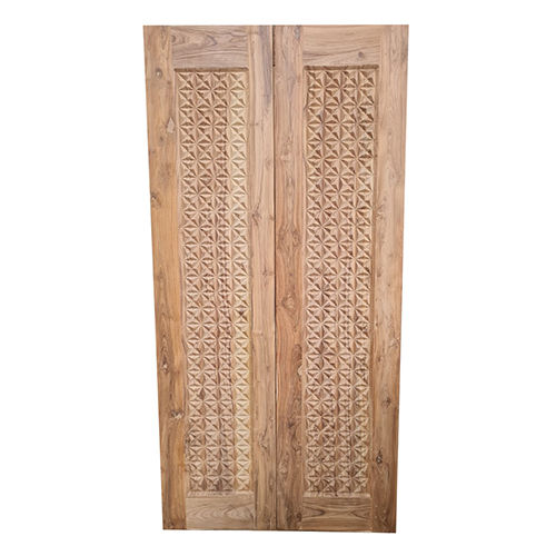 Wooden Bedroom Single Door - Frame Material: Solid Wood