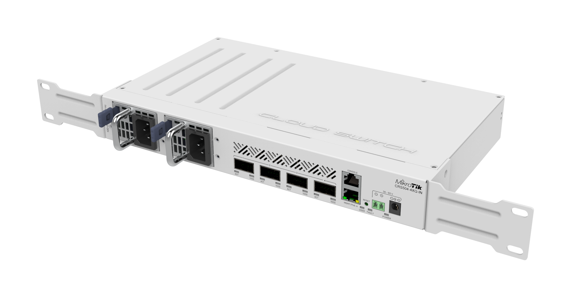 Mikrotik Cloud Router Switch Crs504-4xq-in Four 100 Gigabit Qsfp28 Ports
