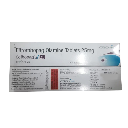 25mg Eltrombopag Olamine Tablets