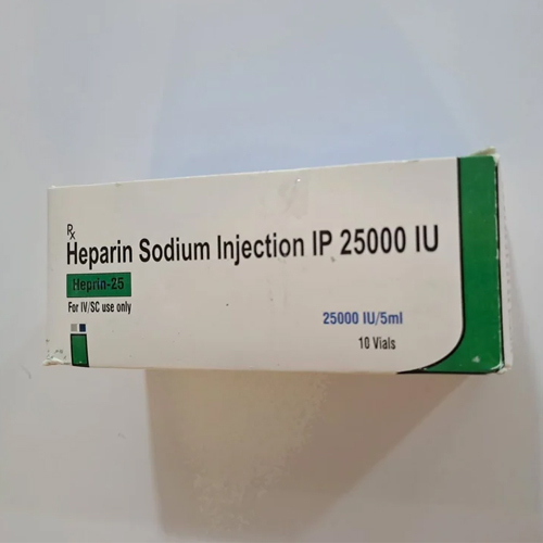 Heparin Sodium Injection IP 25000 IU