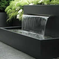 Marble Wall Fountain For Living Area - Color: As Per Requirement