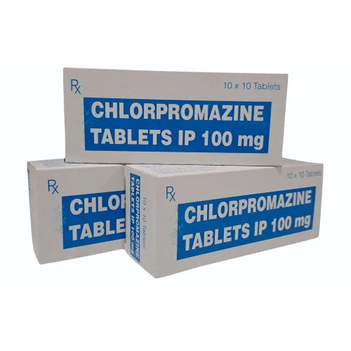 100mg Chlorpromazine Tablet Ip - Color: White