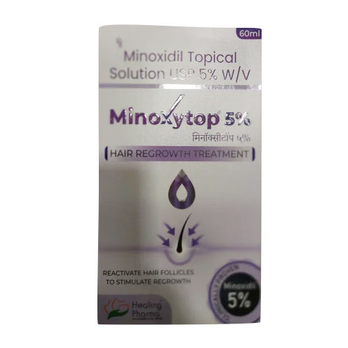 Minoxidil Topical Solution USP - 60 ml Powder Form | Promotes Hair Growth, Treats Hair Loss, Recommended Storage in Cool & Dry Place