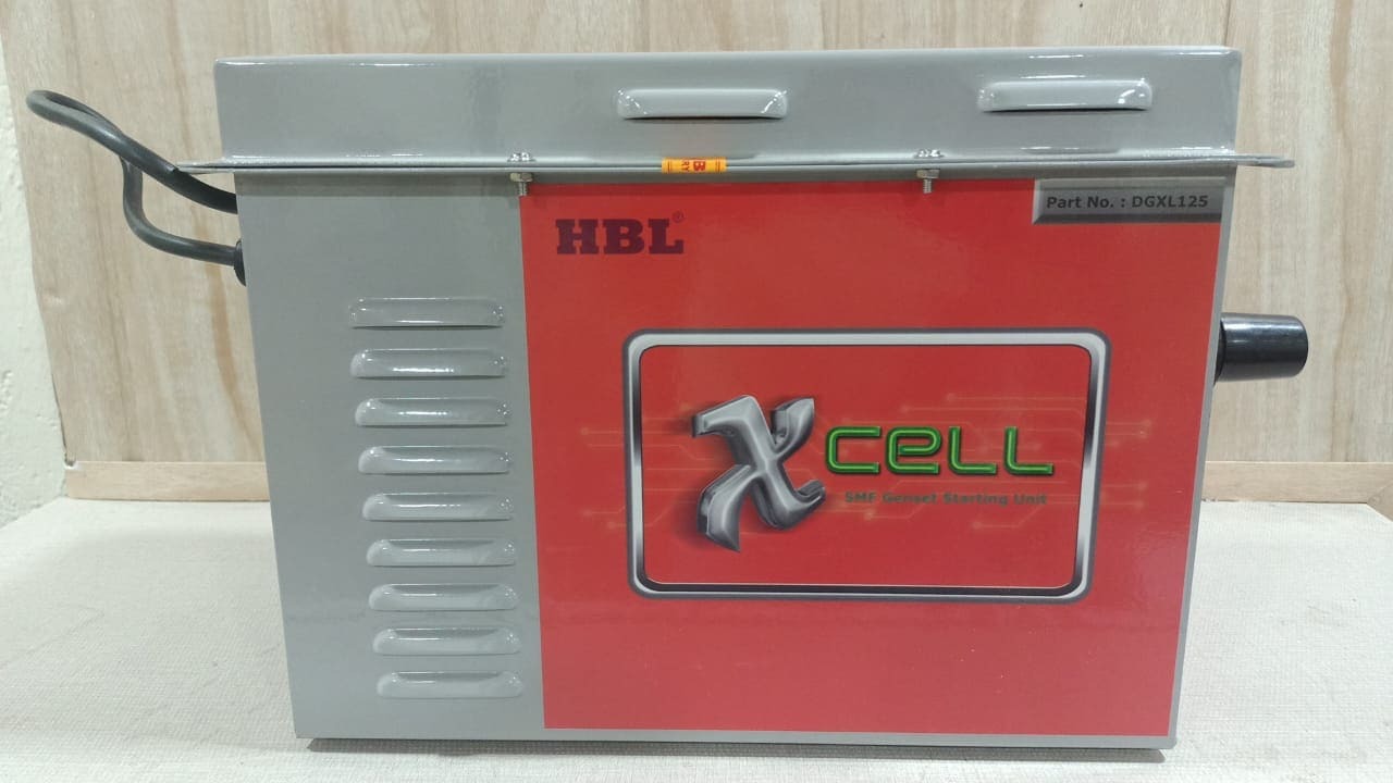 Dgxl125 Hbl Smf Genset Starting Battery - Color: Gray