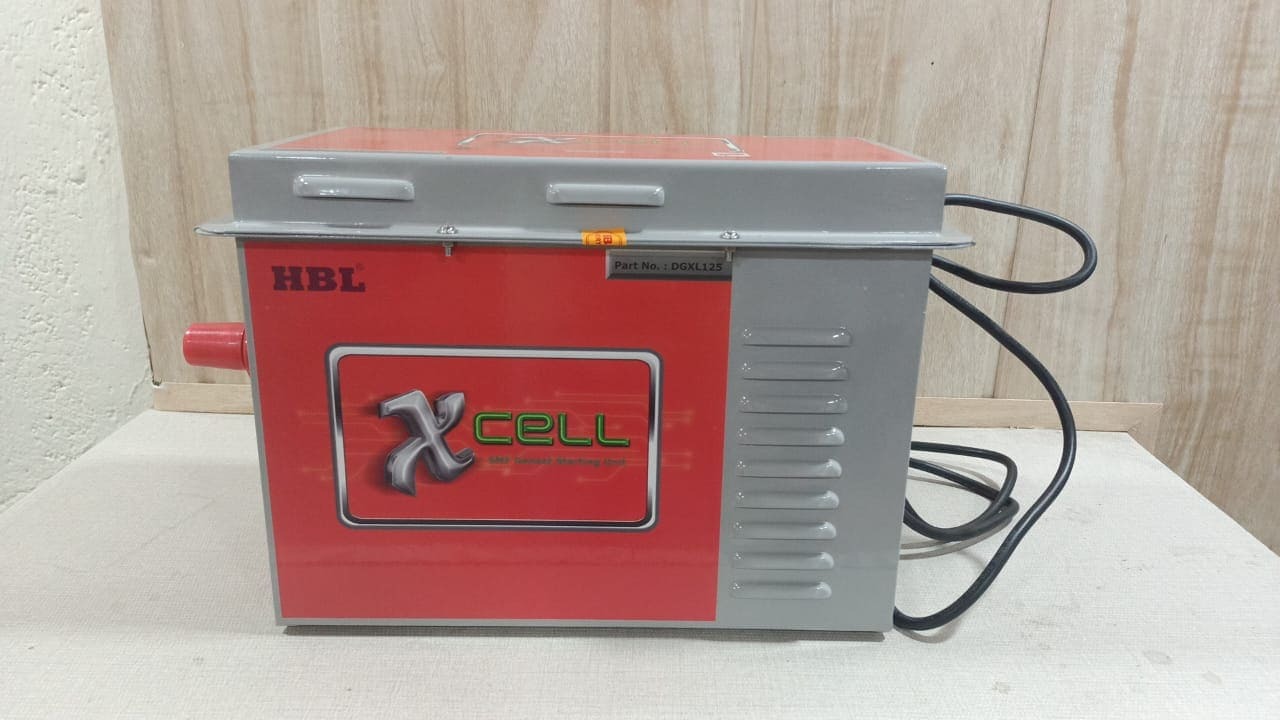 Dgxl125 Hbl Smf Genset Starting Battery - Color: Gray
